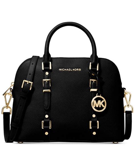 michael kors leather bedford legacy dome satchel|Michael Kors Bedford Legacy Medium Dome Leather Satchel.